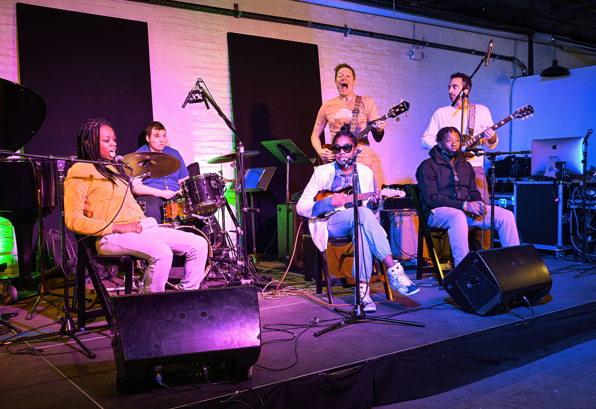 Music therapy group recital