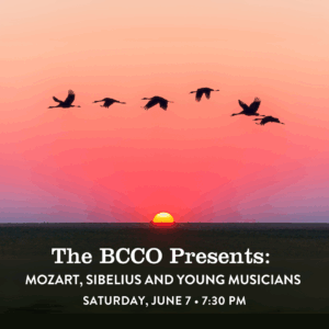 The BCCO Presents: Sibelius, Mozart, Shaw and Student Concerto Competition Winners