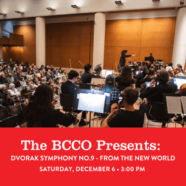 The BCCO Presents Antonín Dvořák's Symphony no. 9: From the New World.