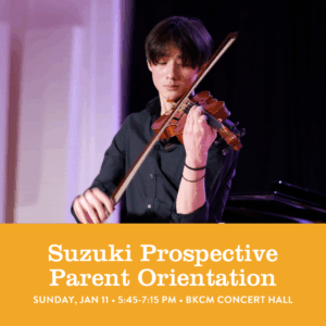 Suzuki Prospective Family Orientation - January 11