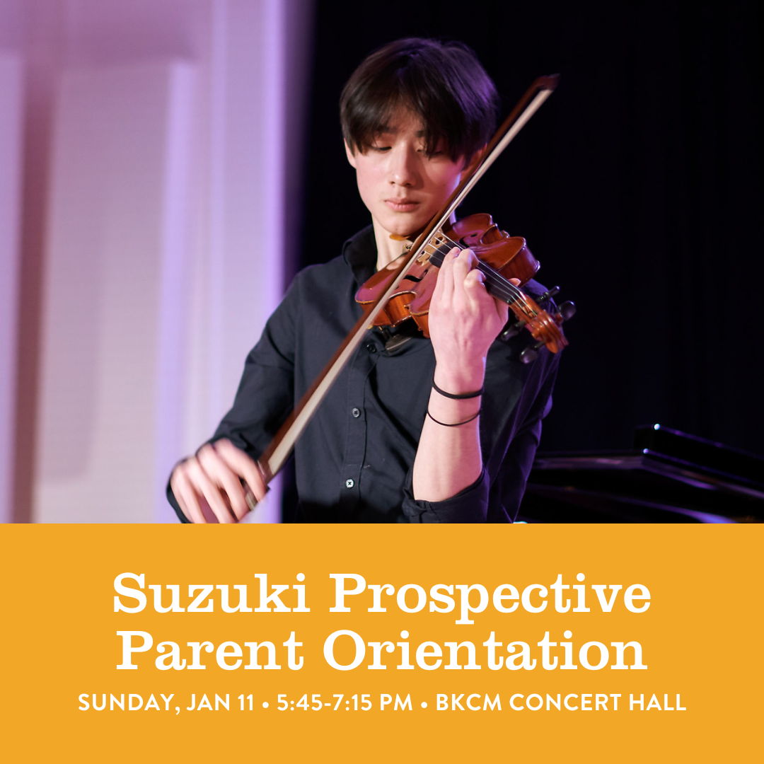 Suzuki Prospective Family Orientation - January 11