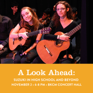 A Look Ahead: Suzuki in High School and Beyond