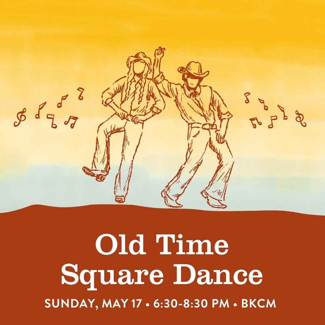 A flyer for the old time square dance