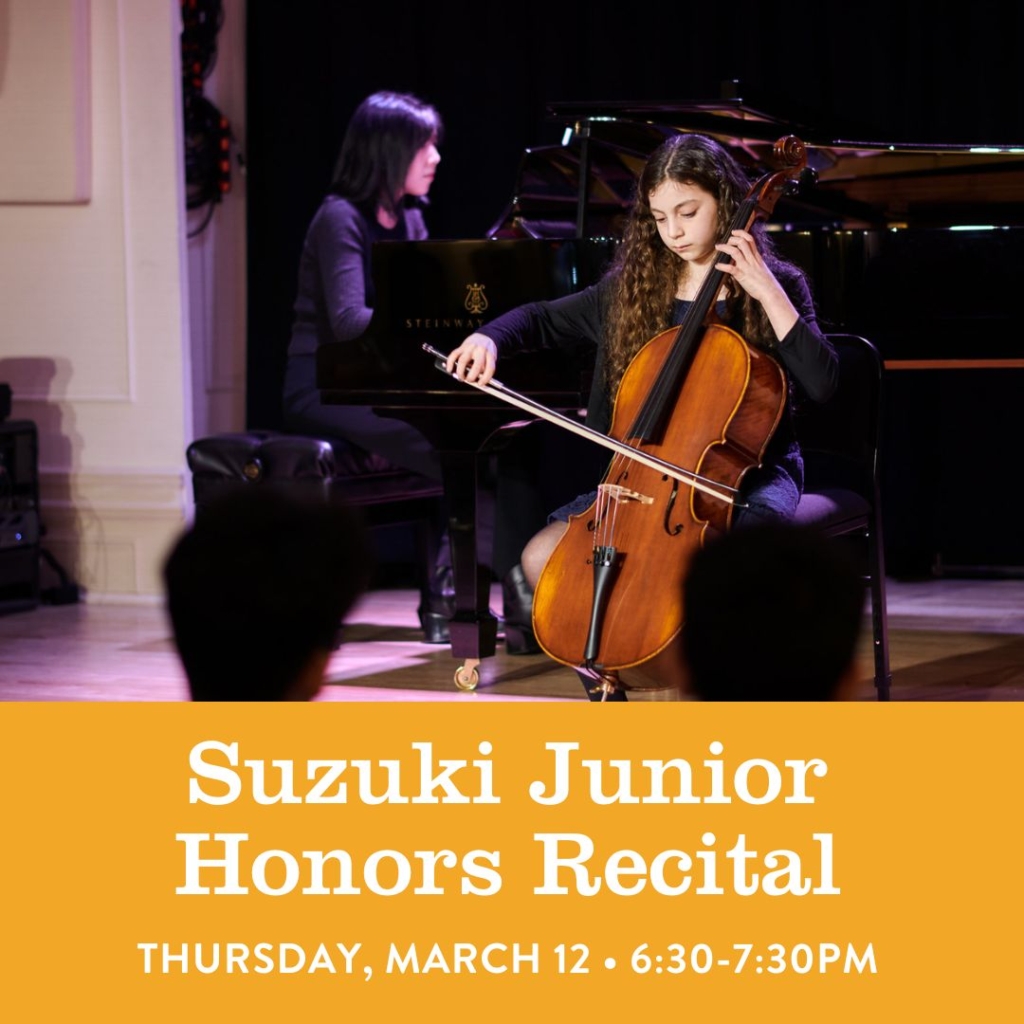 Junior Suzuki Honors Recitals 2026