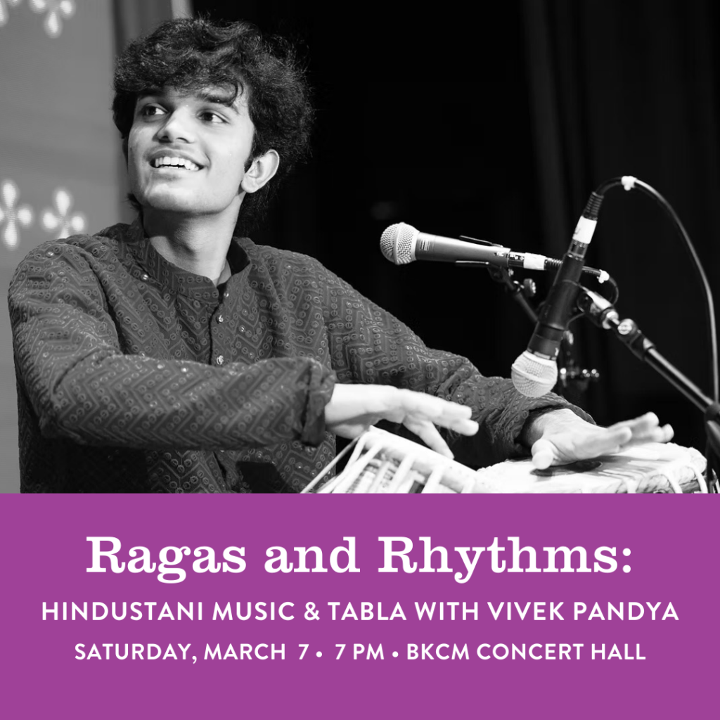 Ragas & Rhythms: Hindustani Music and Tabla with Vivek Pandya