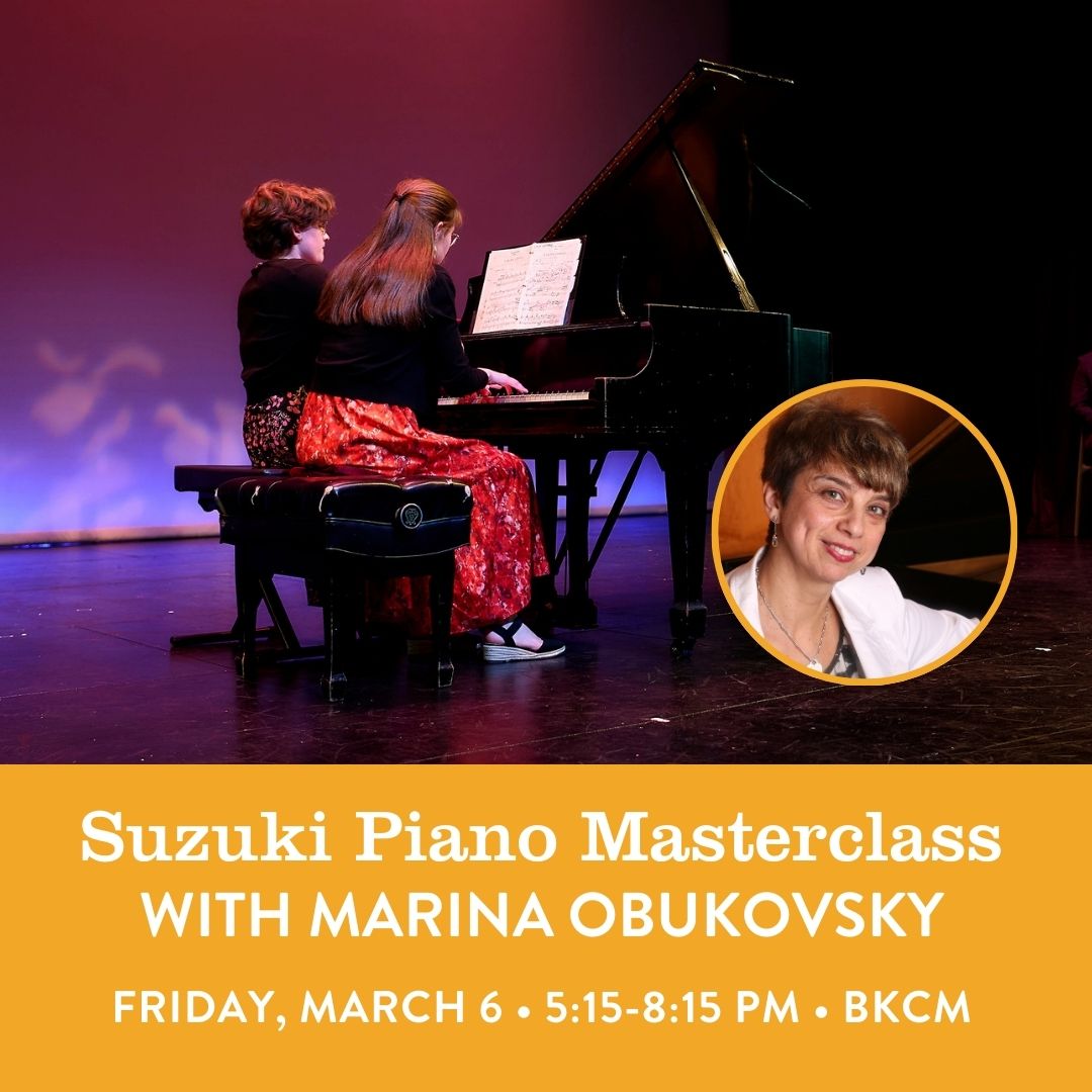 Suzuki Piano Masterclass with Marina Obukovsky