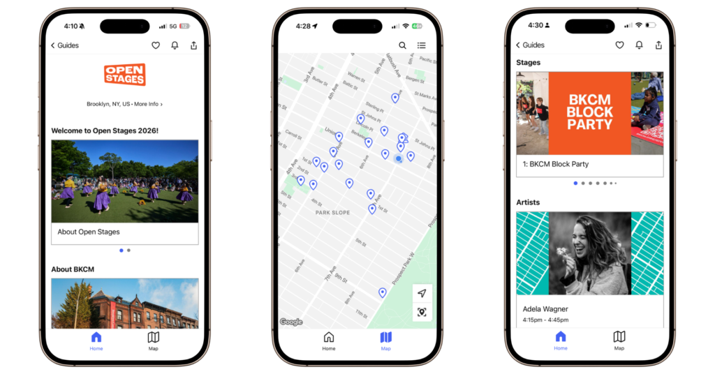 Three pages from BKCM's Bloomberg Connects guide