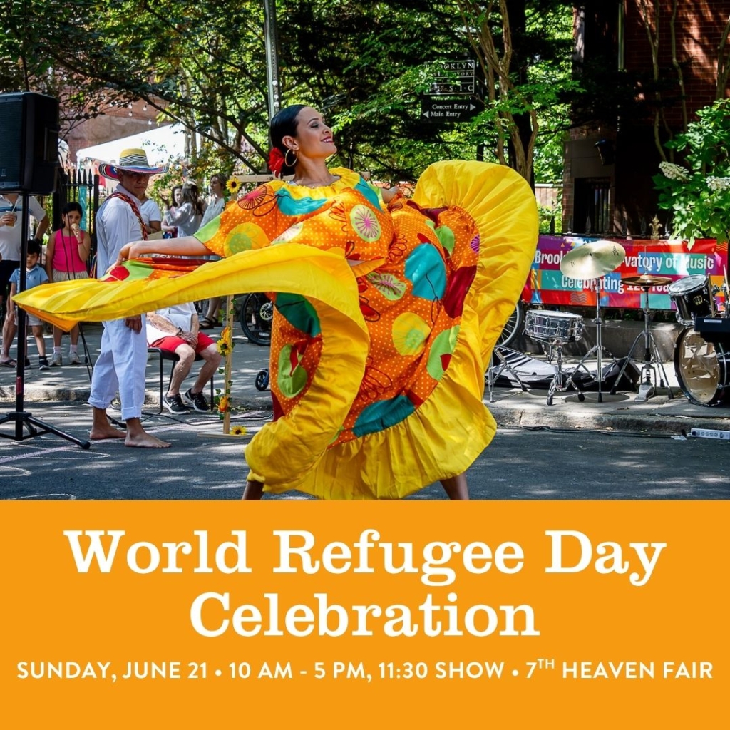 A celebration of refugees at 7th Heaven on Sunday, June 21.