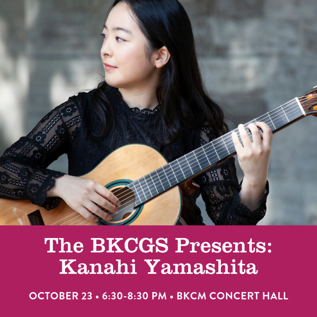 The BKCGS Presents: Kanahi Yamashita